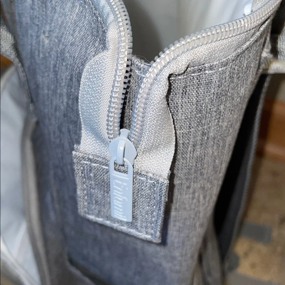 Insulated Gray Baby Backpack